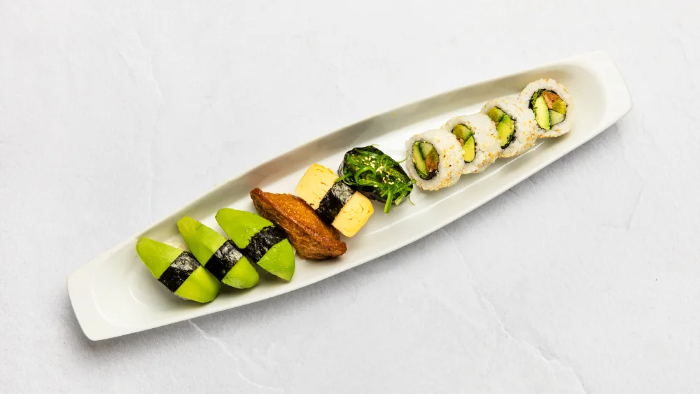 Vegetarisk Sushi - 10 Bitar