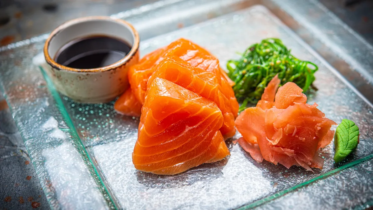 LÕHE SASHIMI MARINEERITUD 120g