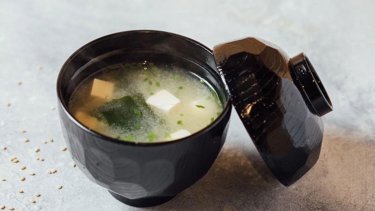 Tofu miso supp