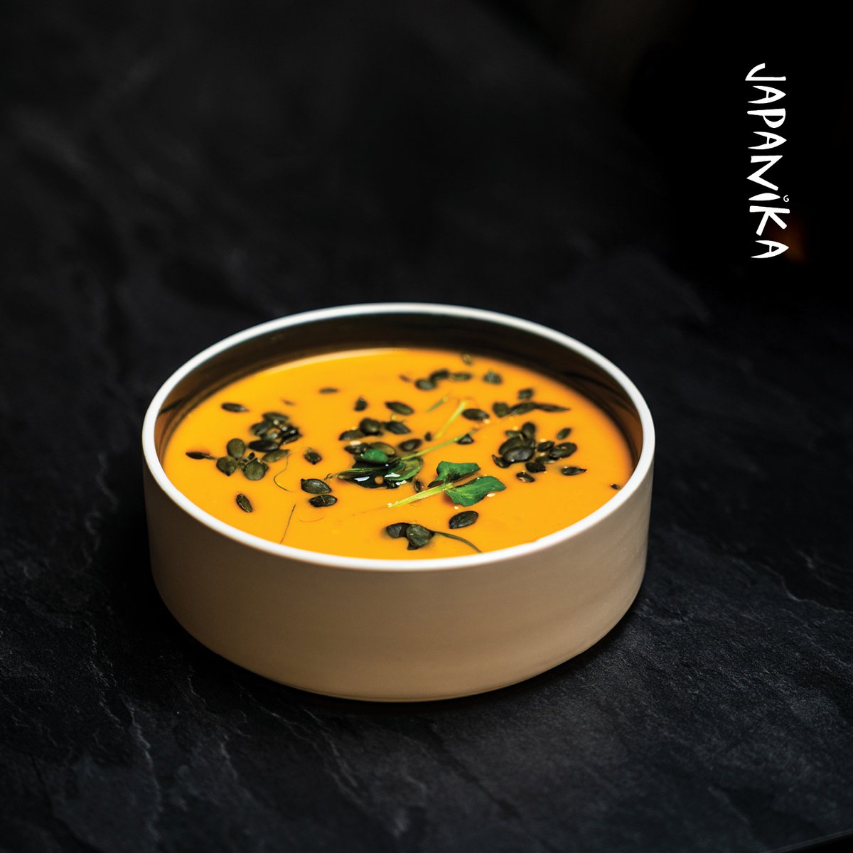 Gyömbéres sütõtök krémleves / Pumpkin soup