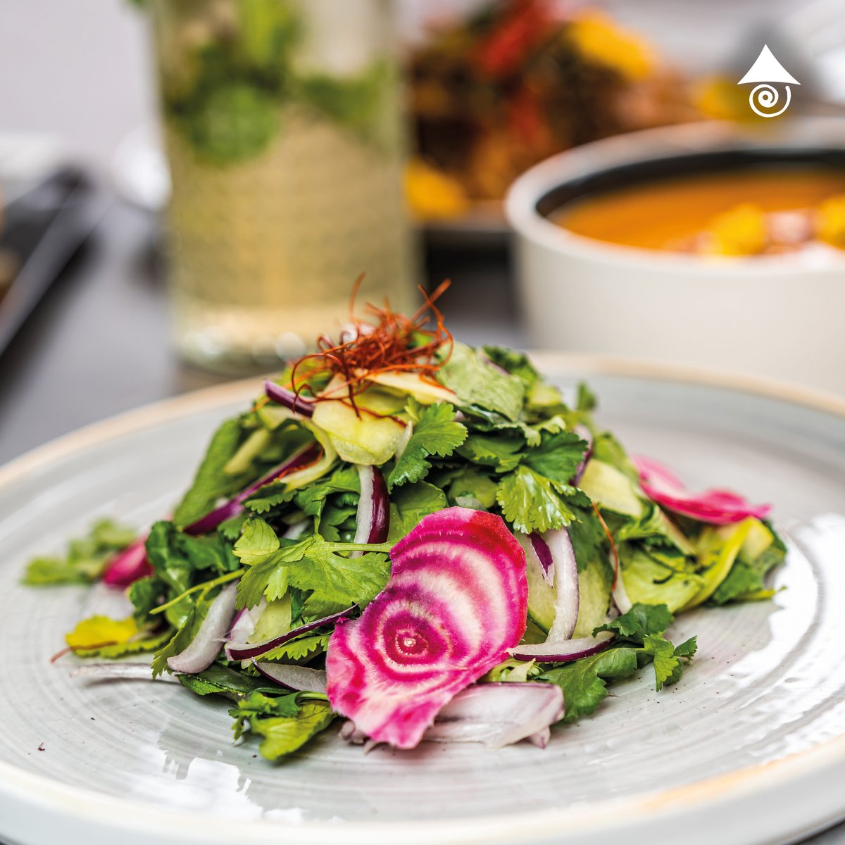 Lap Gai saláta Vegetáriánus / Lap Gai salad Vegetarian