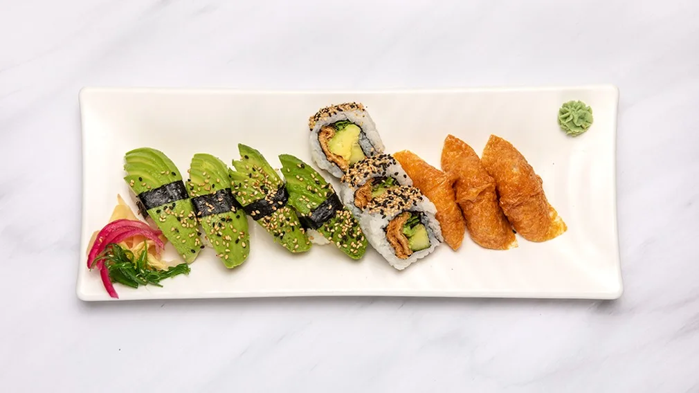 Vegetarisk sushi - 10 bitar