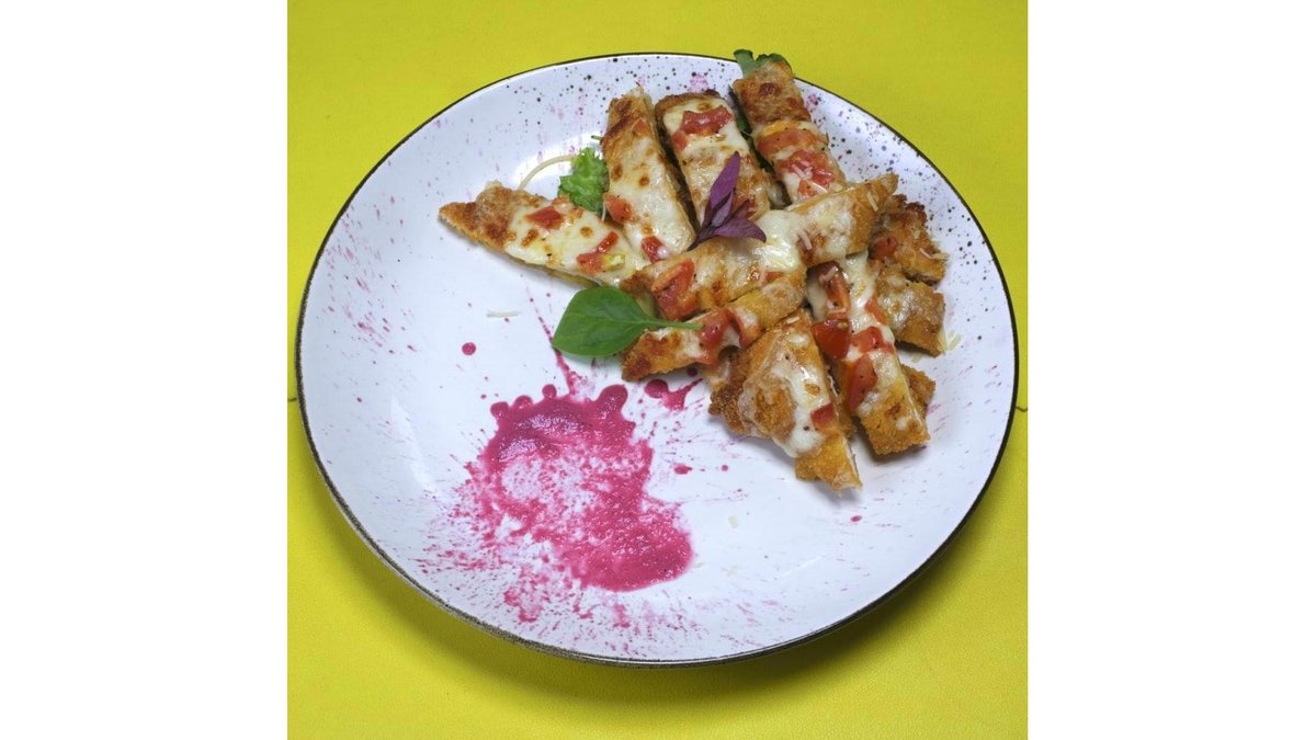 șnițel crocant de pui cu mozzarella