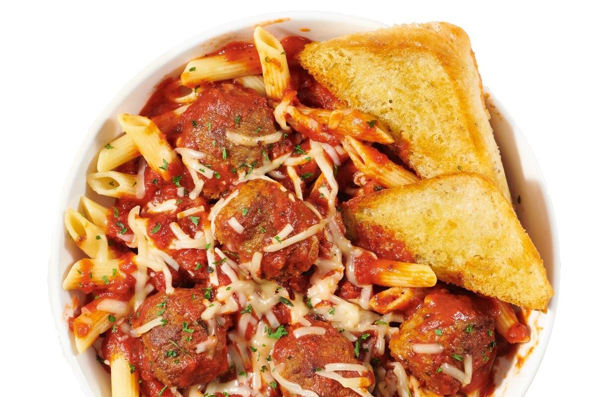 Penne Pasta and  Meatballs