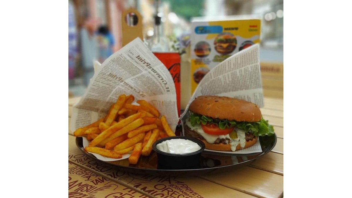 Meniu JB burger