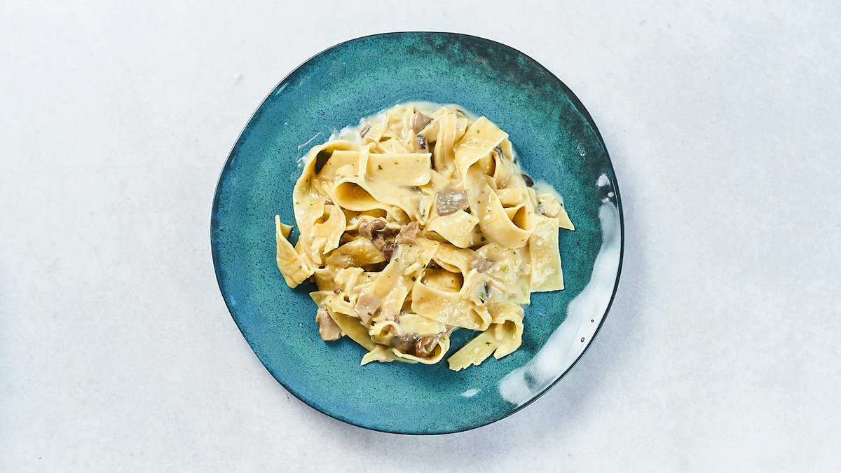 Hovädzí stroganov s pappardelle