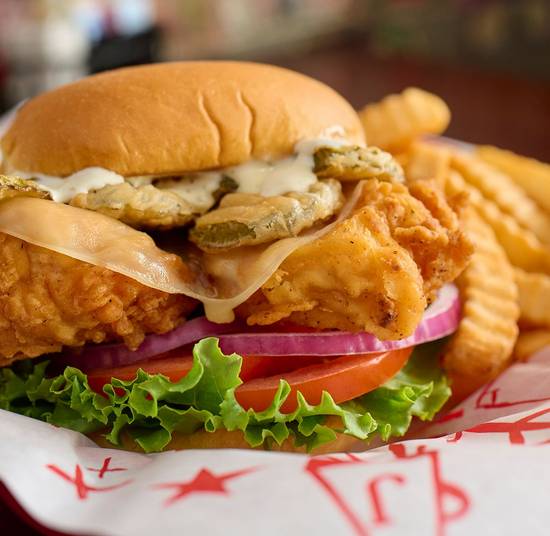 Fried Pickle Chicken Sandwich