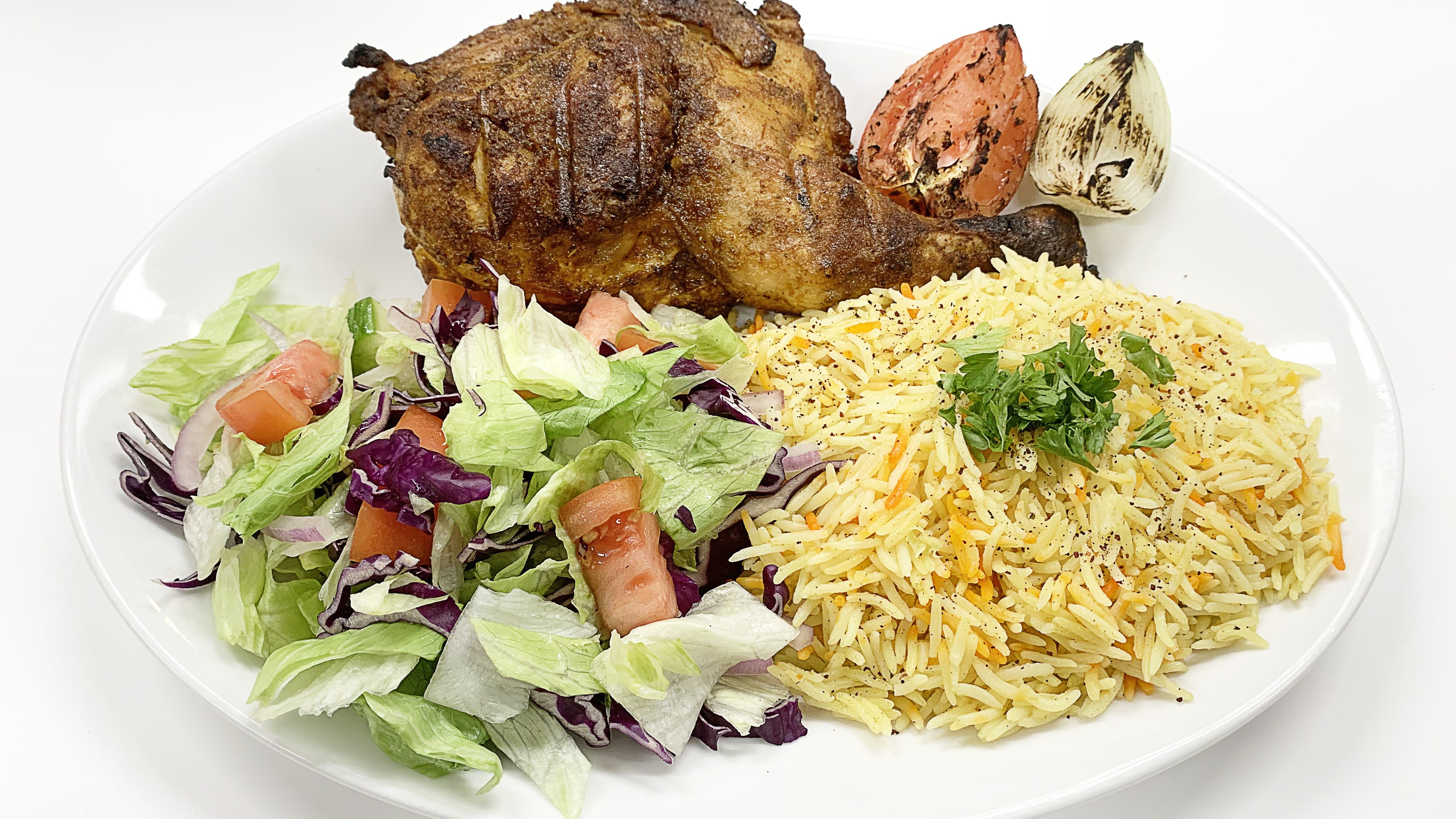 Half Chicken Tikka Platter