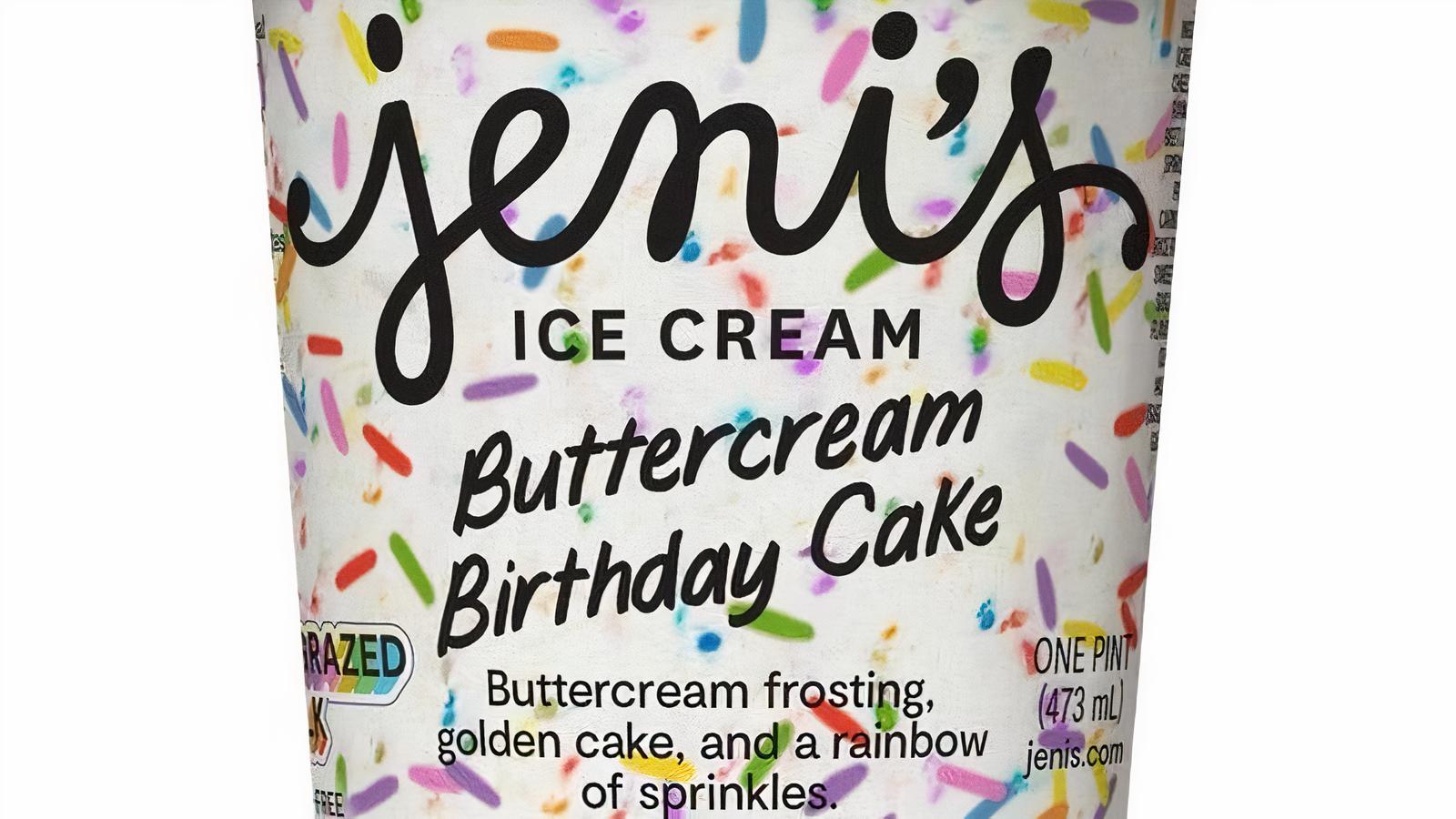Buttercream Birthday Cake Ice Cream Pint