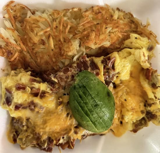 Bacon Avocado Omelet