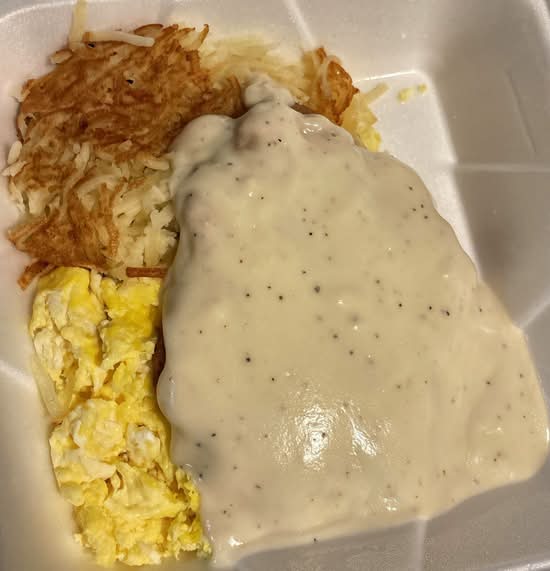 Chicken-Fried Steak and Eggs