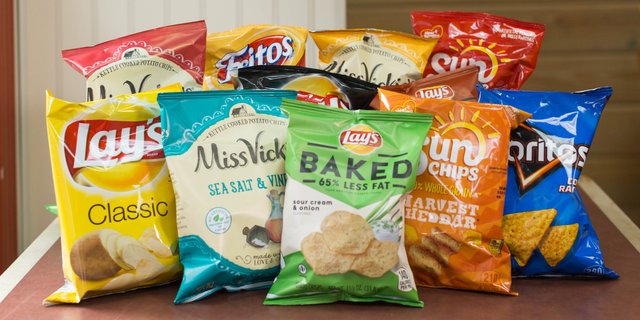 Assorted Individual Bags of Chips