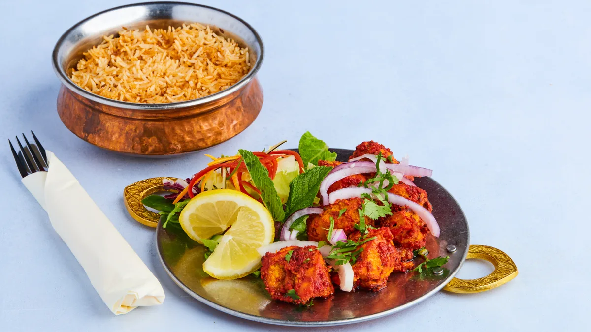23. Chicken Tikka, m/ ris