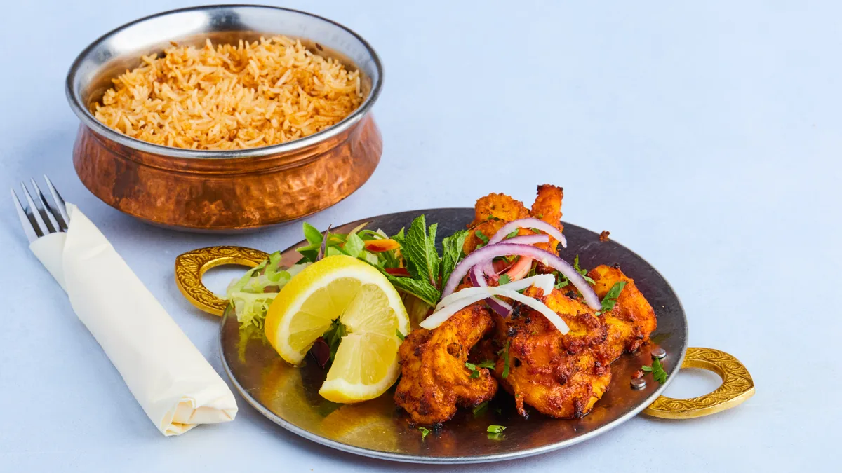 36. Tandoori King Prawns
