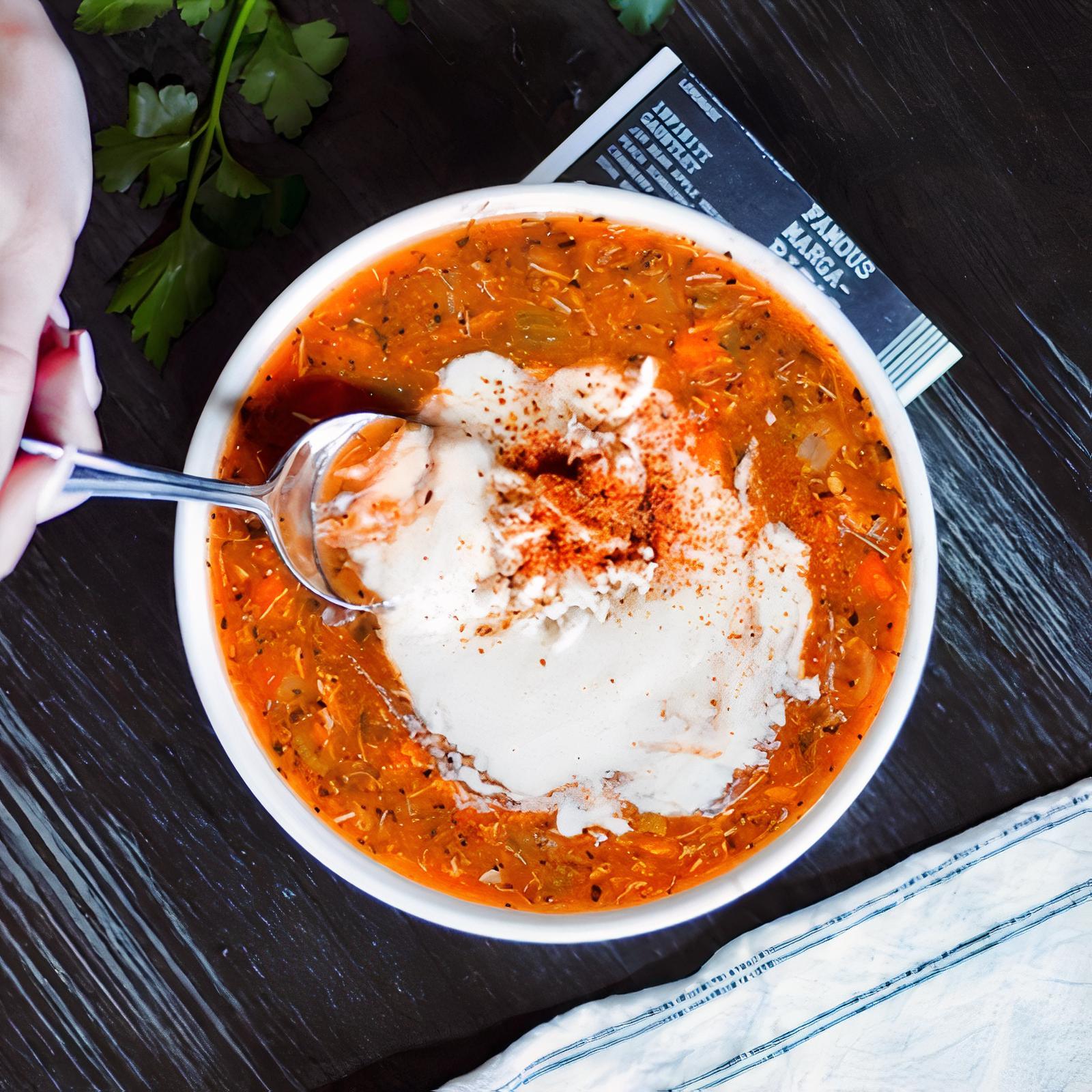 Half and Half Soup - Bowl
