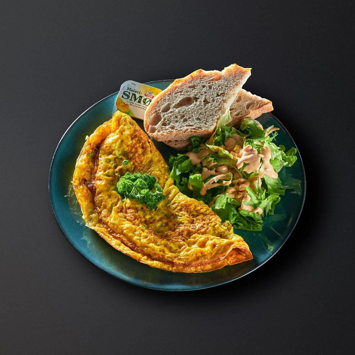 Cheese and Bacon Omelett