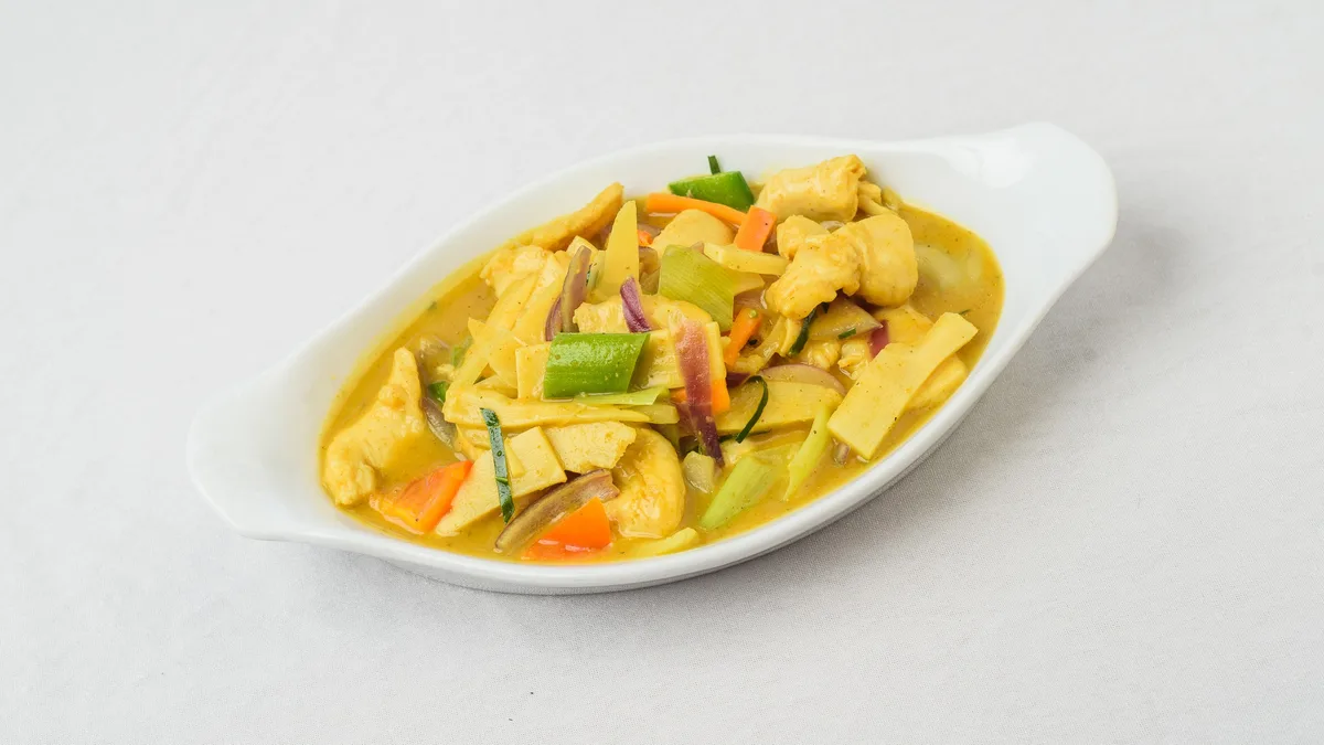 Curry-kookosmaitokastike