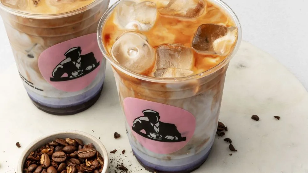 Iced Blueberry Latte 16oz