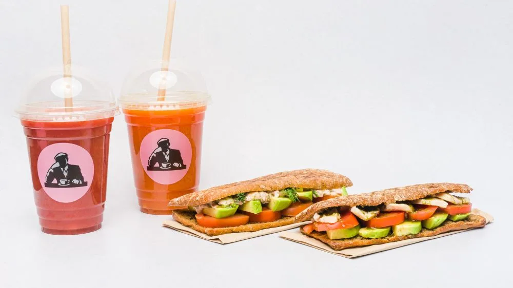 Juice and Sandwich Combo x 2