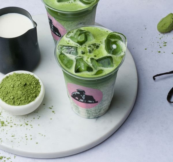 Iced Vanilla Matcha Oat Latte 16oz