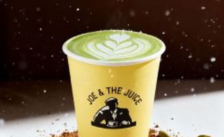 Cardamom Winter Spice Matcha Oat Latte