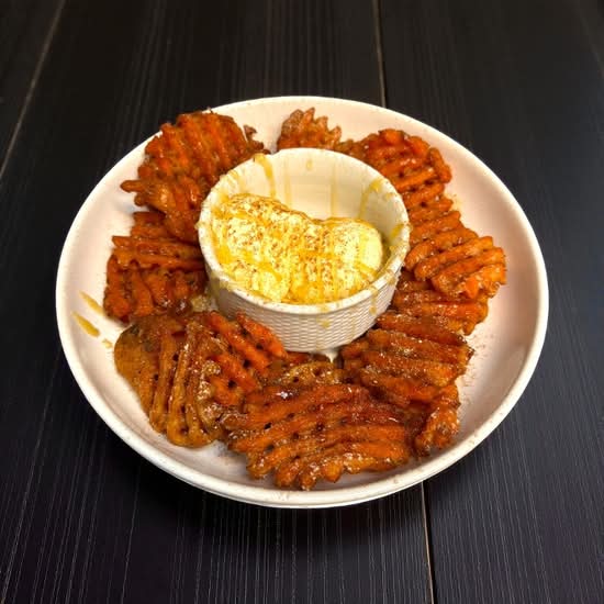 Waffle Battered Funnel Cake Fries