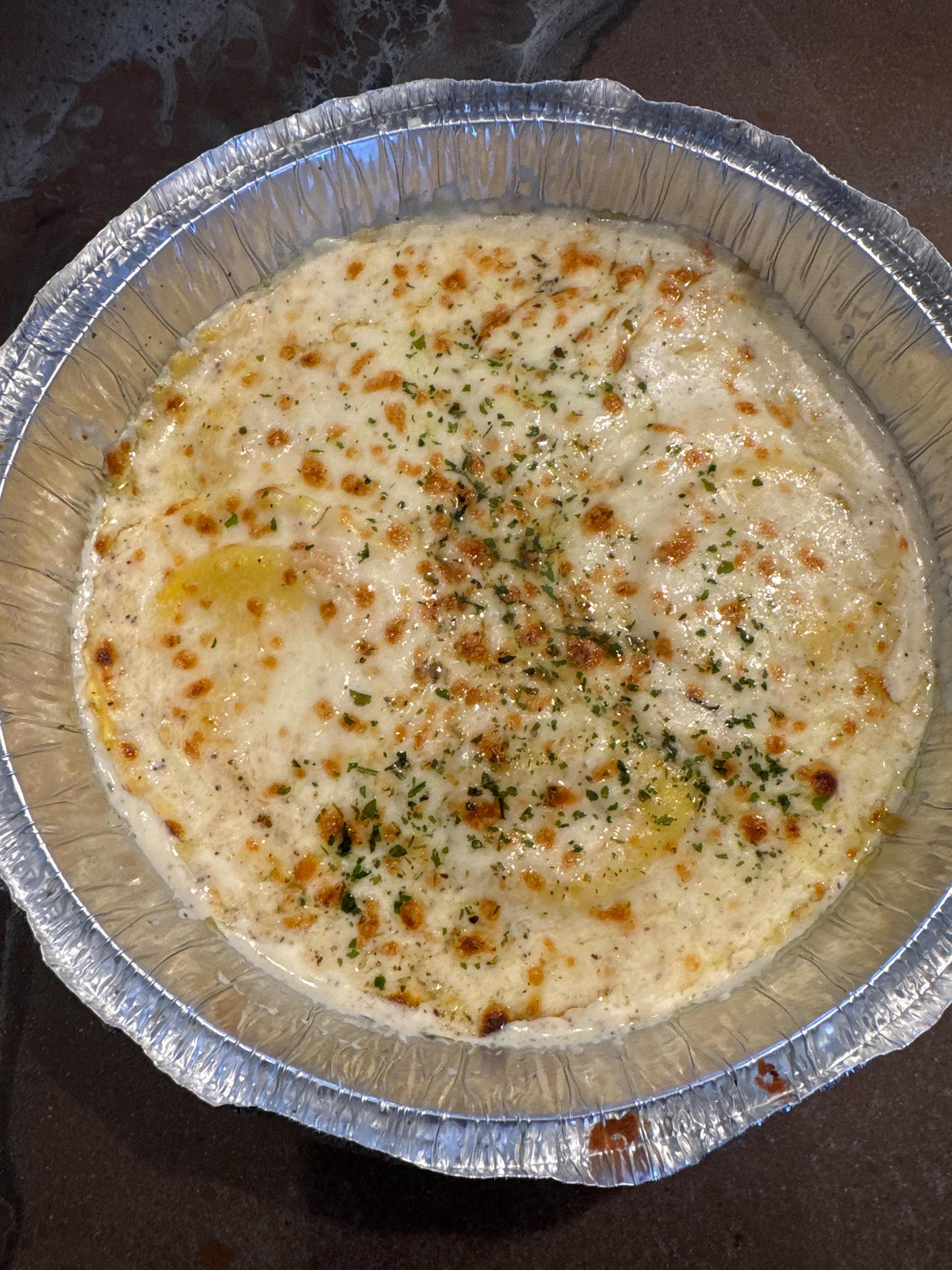 Baked Ravioli Alfredo