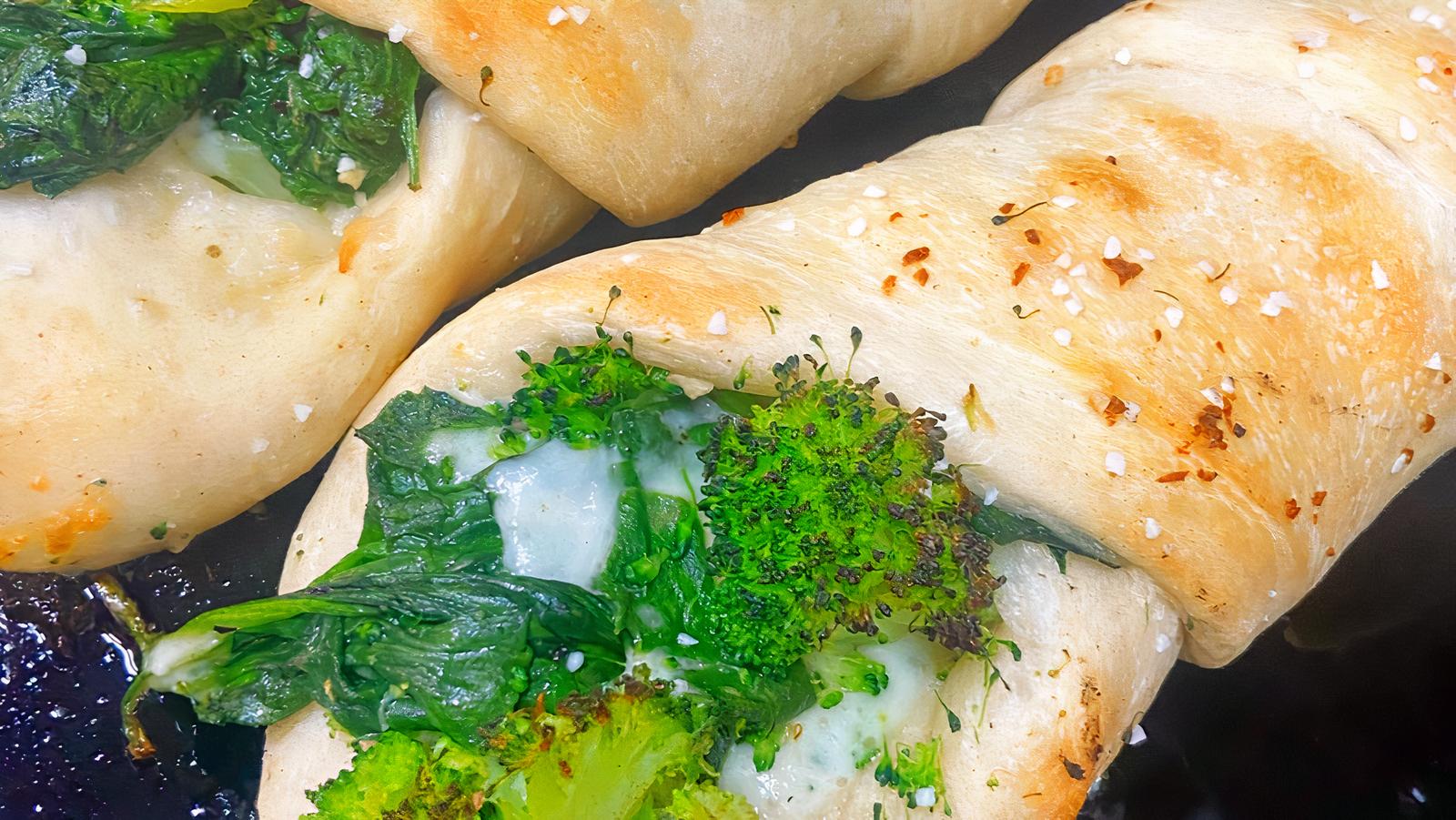 Broccoli and Spinach Roll