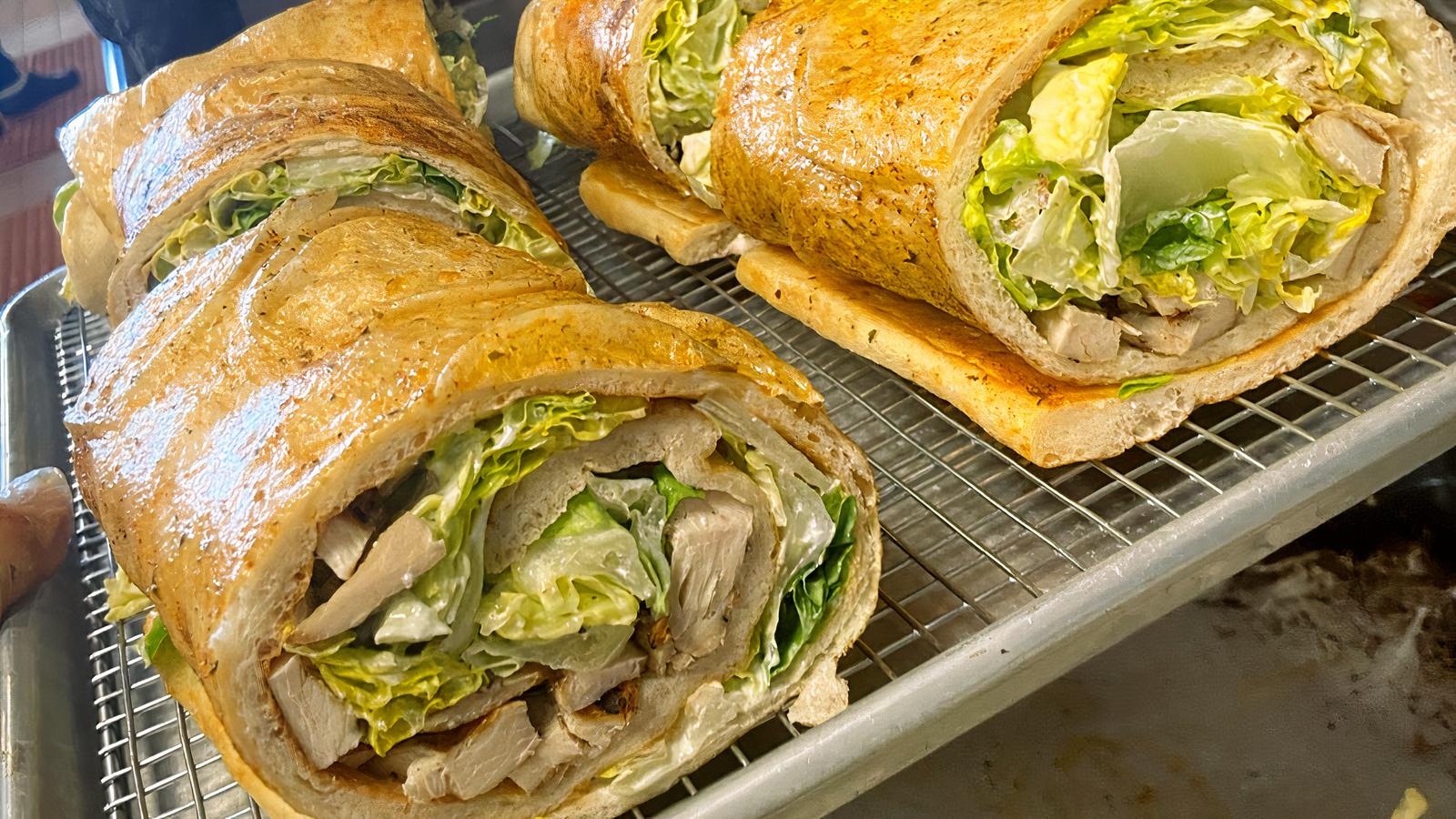 Homemade Chicken Caesar Wrap