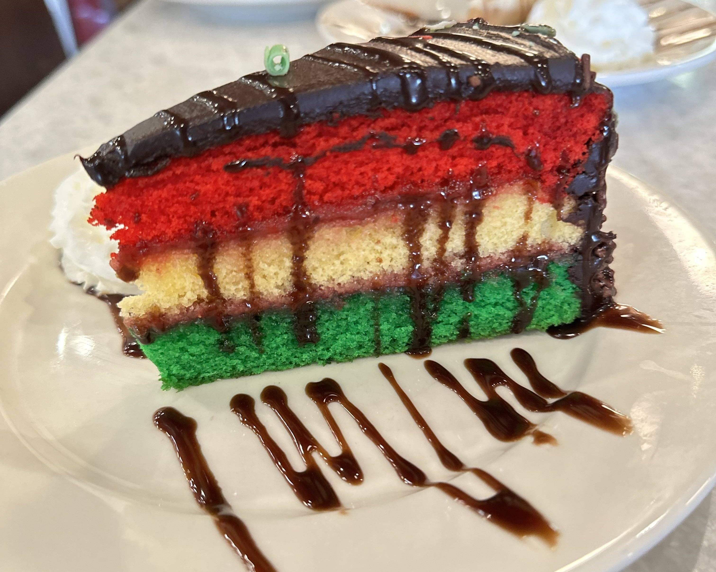 Rainbow Cookie Cake