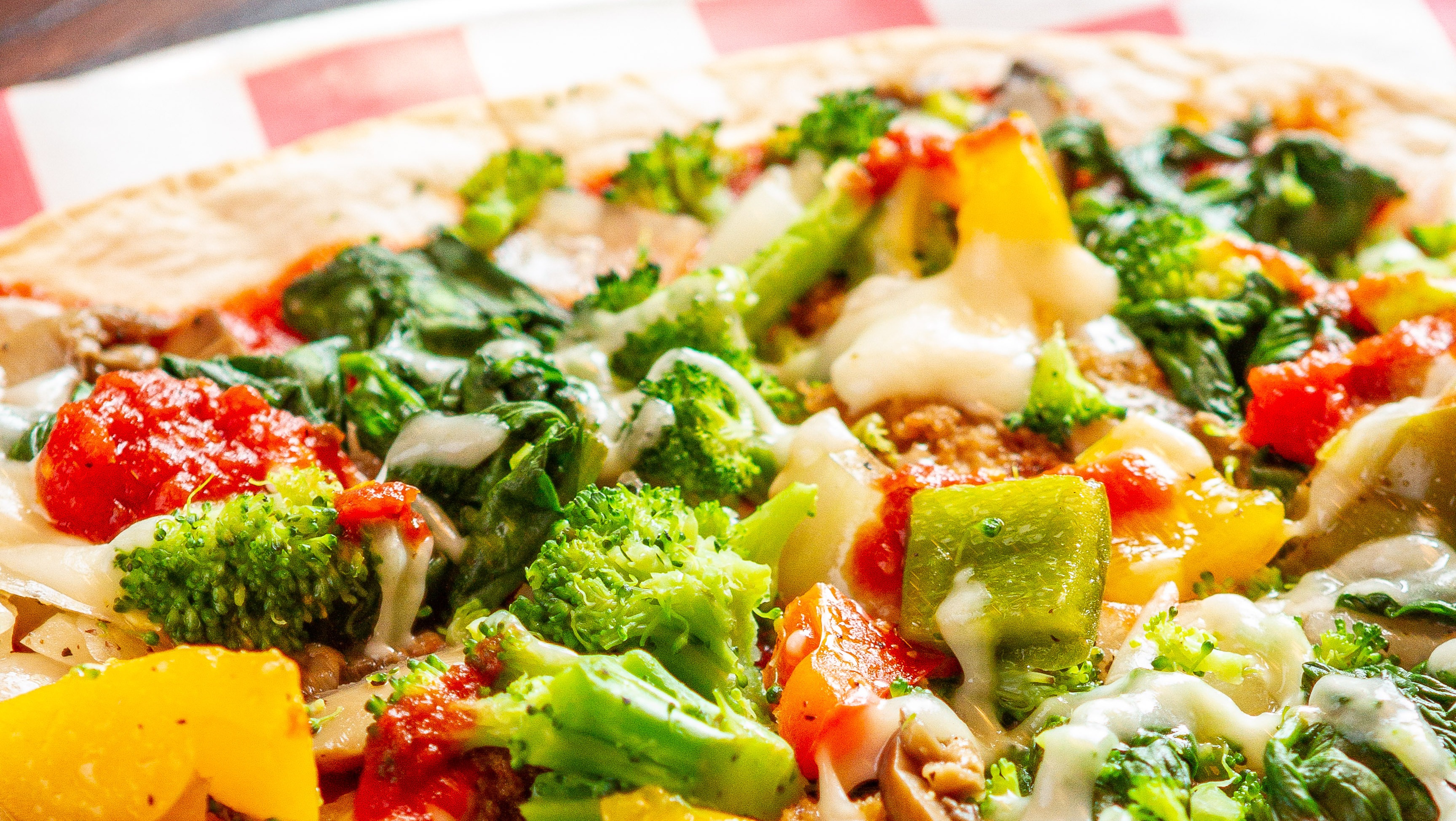 Stuffed Vegetable Pizza
