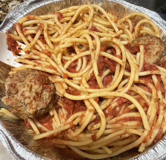 Kid's Spaghetti and Meatballs