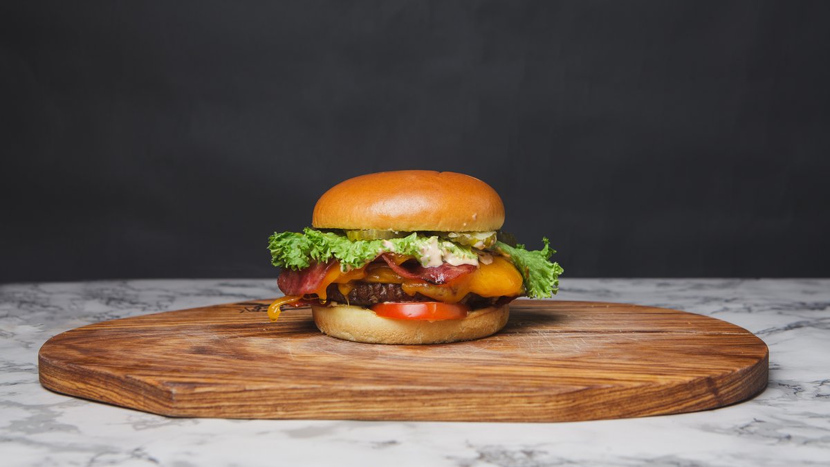 Dobbelt Bacon XL Burger