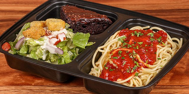 Custom Pasta Boxed Meal