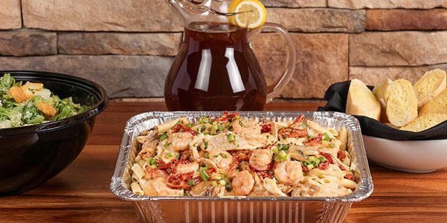 Spicy Shrimp and Chicken Penne
