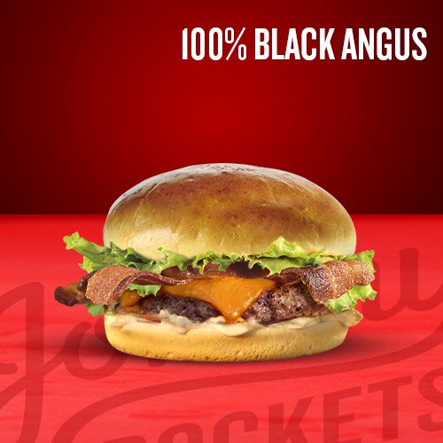 Burger - Bacon Cheese Salad (carne 100g,
