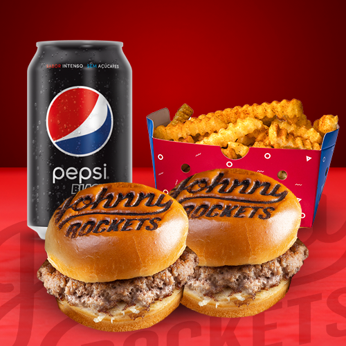 Combo - 2 Mini Burgers + Mini Porção De