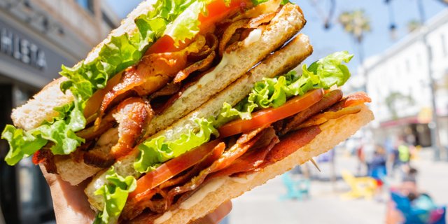 Bacon, Lettuce and Tomato Sandwich