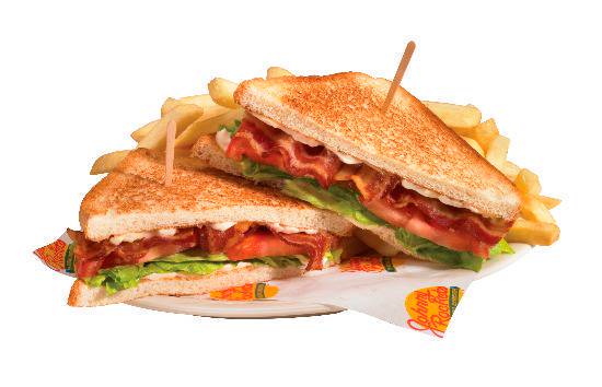 Combo: Bacon, Lettuce and Tomato Sandwich