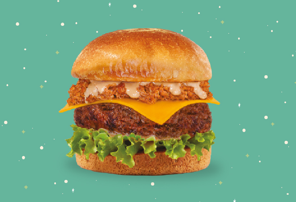 Texas Pulled Pork Cheese Burger