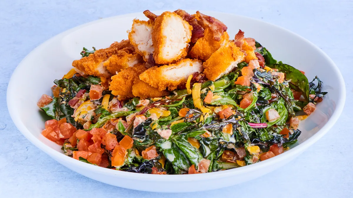 Breaded Chicken Club Salad