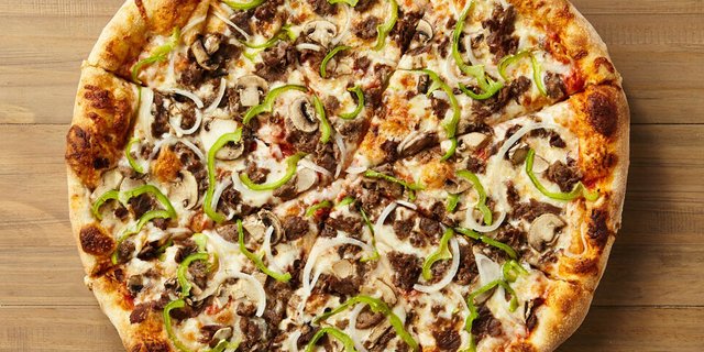 Steak and Cheese Pizza