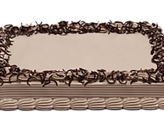 Chocolate Cake w/ Candles - Plain
