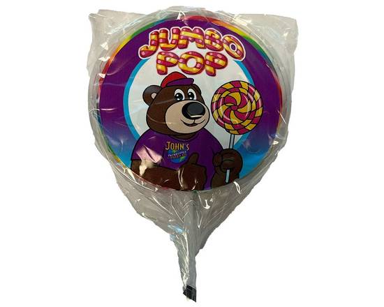 Jumbo Rainbow Lollipop (3.75")