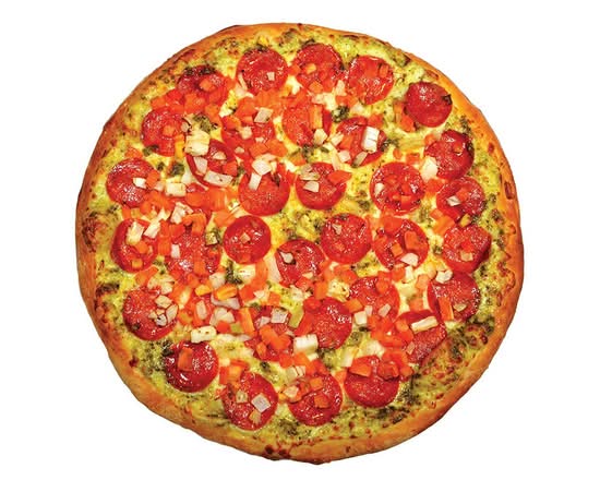 Large Garlic Pesto Pizza