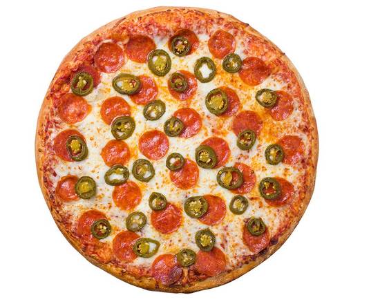Large Pepperoni Jalapeno Pizza
