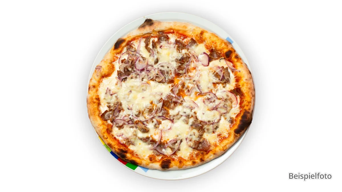 Pizza Hackfleisch Peperoni