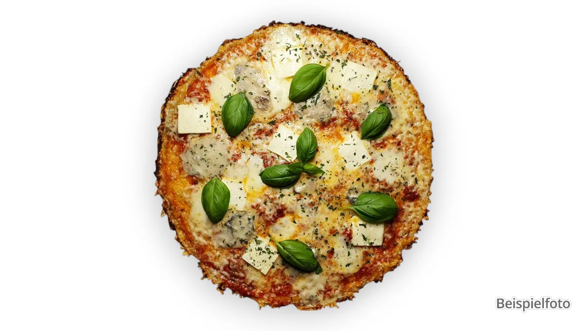 Pizza mit Vier Sorten Käse