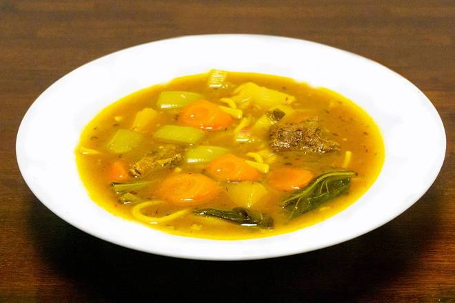 Soup Jomou with meat