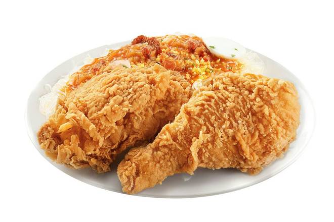2pc Chickenjoy w/ Palabok Fiesta